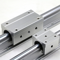 Guía Lineal YR/Youright, Riel de Movimiento Lineal, Rodamiento de Guía Lineal Redondo, Componentes Centrales de Aleación de Aluminio, Router CNC SBR12-SBR50