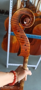 Violonchelo hecho a mano de <span class=keywords><strong>dos</strong></span> piezas de arce flameado Popular - Product Image 5