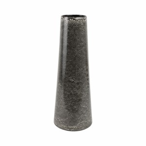 Vaso a cono alto e maculato in terracotta per decorazioni da tavolo in casa, camera da letto, bagno, ufficio. - Product Image 4