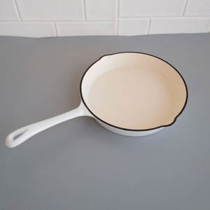 Prezzo di fabbrica <span class=keywords><strong>3</strong></span> pezzi <span class=keywords><strong>Set</strong></span> di pentole in ghisa in smalto bianco antiaderente - Product Image 4