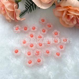 Flower Shape Acrylic Beads 12.5mm For <b>Bracelet</b> Making DIY Accessories Opp Bag Packaging - Product Image 3