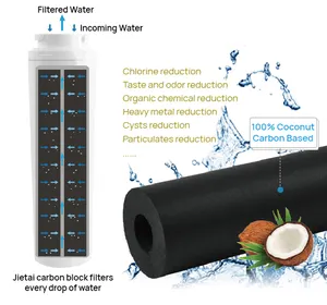 NSF 401และ53เครื่องกรองน้ำที่ผ่านการรับรองสำหรับตู้เย็นระบบตู้ทำน้ำแข็งและน้ำถอด Estrone ยาตะกั่ว BPA ฟรี