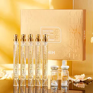 Großhandel koreanisches Protein-Lifting-Faden 24k Gold Kollagen Serum-Set mit Protein-Linie