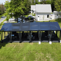 Tente de luxe noire avec parois latérales transparentes en PVC pour événements et banquets