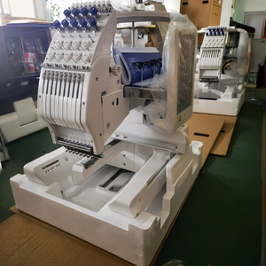 Professional <strong>Mini</strong> Embroidery Machine 9 Needle High Speed for Flat Hat <strong>T</strong> <strong>Shirt</strong> and Towel Embroidery - Product Image 6