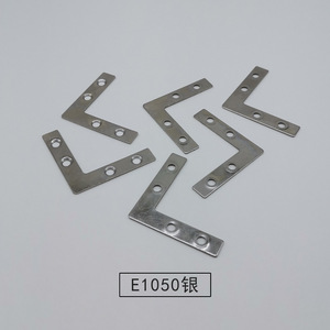 Hongzun Photo Frame Corner <b>Bracket</b> 4 Hole Blue Zinc Plated Stainless Steel Fixing Plate For Furniture Hardware - Product Image 3