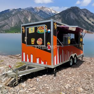 Remolques de Comida para Eventos, Camionetas de Comida Totalmente Equipadas, Carritos Móviles de Helados - Product Image 4