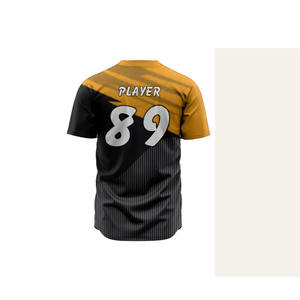 Haute qualité en gros Baseball Softball Jersey ensembles respirant antibactérien grande taille uniformes 100% Polyester séchage rapide - Product Image 4