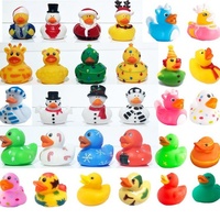 Calendrier de Noël avec canards en caoutchouc, jouet de bain canard en caoutchouc, cadeaux de Noël créatifs