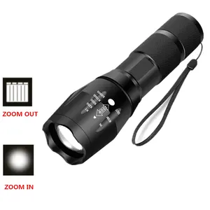 Classic 502B 18650 Rechargeable XML T6 Led Waterproof Tactical Flashlight Torch