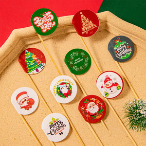 ธงไม้จิ้มอาหารแบบกำหนดเอง สำหรับแฮมเบอร์เกอร์ แซนวิช เบอร์เกอร์ ค็อกเทล ใช้ตกแต่งอาหาร - Product Image 4