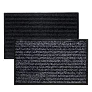 Tapis de sol moderne à carreaux, antibactérien, extra épais, antidérapant, en PVC et polyester tressé, pour entrée, extérieur, hôtel et maison - Product Image 2