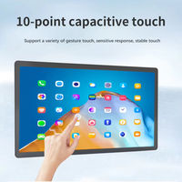Tablet PC Android con Pantalla Táctil Capacitiva de 32 Pulgadas para Montaje en Pared, Rockchip Quad Core, POE, NFC, RFID, Cámara Frontal, para Negocios y Hogar Inteligente