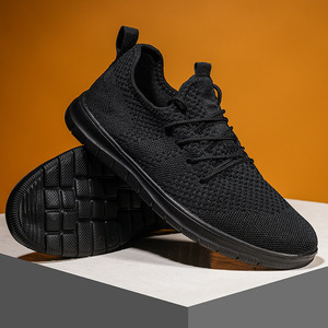 Baskets rétro en maille à lacets, bout rond, semelle EVA, respirantes, chaussures décontractées d'été unisexes - Product Image 2