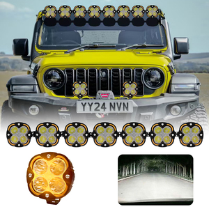 Thanh đèn <span class=keywords><strong>LED</strong></span> phụ trợ ngoài đường 32/42/52 inch, mô đun, có thể nối nối, dùng làm đèn sương mù, đèn làm việc, đèn chiếu sáng cho xe 4x4, UTV, xe tải, SUV, ATV, lắp trên nóc xe - Product Image 1