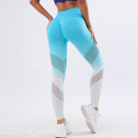 Celana Panjang Ketat Wanita High Waist Seamless Quick Dry Hollow Out untuk Olahraga Fitness dan Yoga