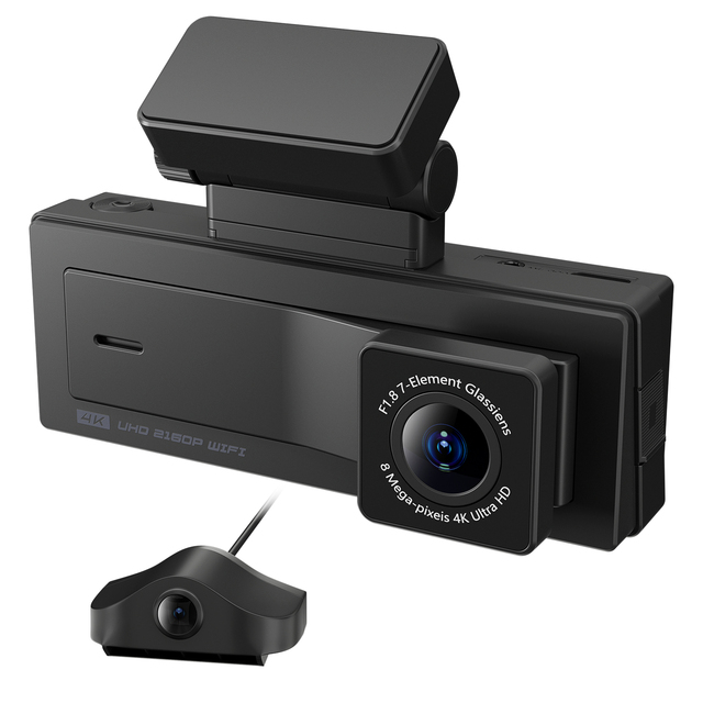 IPS Screen Car DVR Dual Lens HD Sony IMX 4k Dash Cam Video Recorder Camera Build-in GPS WiFi WDR New Car DVR Camera Dashcam