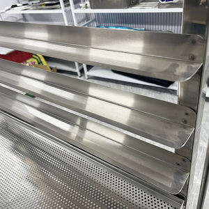 कमर्शियल होटल रेस्तरां लंबा मोबाइल स्टेनलेस स्टील फास्ट फूड पैन और जीएन गैस्ट्रो नॉर्म बेकरी पैन ट्रे रैक ट्रॉली - Product Image 2