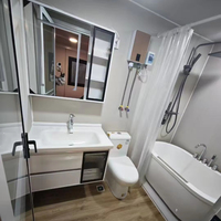 Maison pliante extensible prête à l'emploi de 40 pieds 20 pieds Villa préfabriquée pour l'extérieur-pour hôtels et kiosques