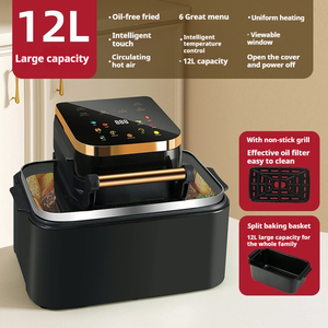 <span class=keywords><strong>หม้อ</strong></span>ทอดไร้น้ำมัน 12 ลิตร แบบมองเห็นอาหาร รุ่นใหม่ ทรงสี่เหลี่ยม สำหรับใช้ในบ้าน ขายส่ง<span class=keywords><strong>ร้อน</strong></span>แรง จัดส่งโดยตรงจากผู้ผลิต สำหรับการอบ - Product Image 5