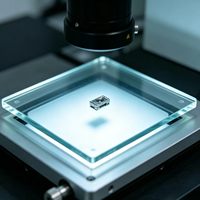 Plaque de verre optique pour équipement d'inspection visuelle de précision