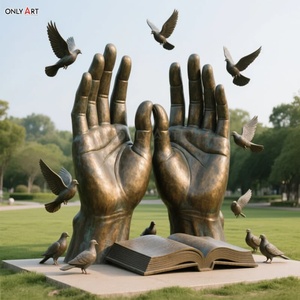 Estatua abstracta <span class=keywords><strong>de</strong></span> latón <span class=keywords><strong>de</strong></span> metal fundido a mano, moderna y grande personalizada, escultura <span class=keywords><strong>de</strong></span> bronce <span class=keywords><strong>de</strong></span> mano y Paloma para decoración <span class=keywords><strong>de</strong></span> paisaje <span class=keywords><strong>de</strong></span> parque urbano - Product Image 1