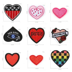 NODA Factory Wholesale Iron on Embroidery Various Kind of love Heart Patch for Clothing - Product Image 4