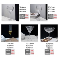 LANGXU brandy rouge vin restaurant cristal vintage eau vin gobelets verre clair vintage drinkware nervuré