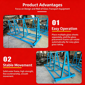 Carretilla Industrial Tipo A de 120x75cm, Plataforma de Acero Reforzado de 3.5cm, Carga de 1500kg, Ruedas de Goma de 8'', Barandillas Laterales Desmontables - Product Image 5