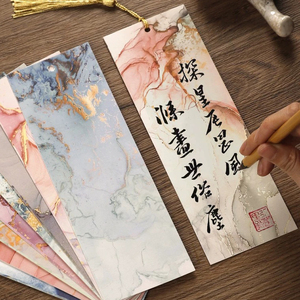 Gepersonaliseerde gepersonaliseerde bedrukking logo ontwerp promotionele papieren foto gestanste bladwijzers op maat - Product Image 2