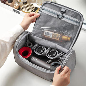 Organisateur de sèche-cheveux portable personnalisé <span class=keywords><strong>baguette</strong></span> pour cheveux bouclés trousse de maquillage suspendue accessoires de toilette <span class=keywords><strong>sac</strong></span> de rangement pour sèche-cheveux Dyson - Product Image 5
