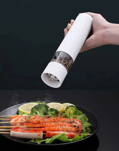 Wholesale Automatic Pepper Salt Adjustable Coarseness Led Light Spice Kitchen Tool - Product Image 3