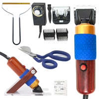 Elektrisches Tufting-Clipper-Set Metallisches Einfaches Design Einstellbare Geschwindigkeit Teppichrasierer mit Fusselentferner