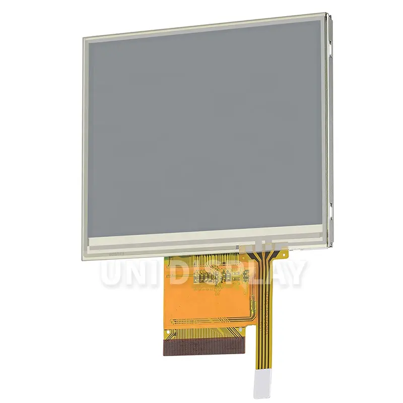 Tela lcd personalizada, painel de toque resistente de 3.5 polegadas, 320x240 300 brilho mcu/spi/interface rgb