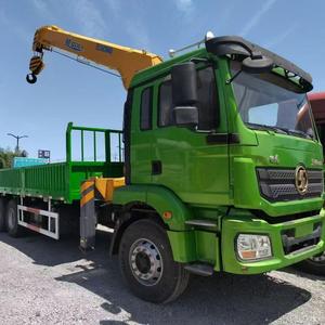 Camion-grue SHACMAN M3000 à 10 roues, camion-grue lourd de 10 tonnes, grue télescopique montée sur camion, grue MOOG, hauteur de levage de 25 m - Product Image 1