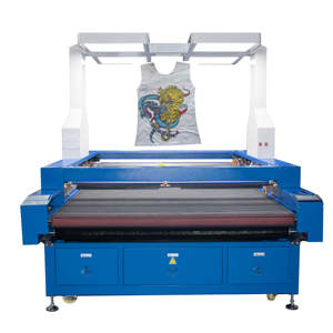 Máquina de Corte Láser CO2 de Doble Cabezal 2 en 1 de Gran Área con Sistema de Cámara Panorámica para Telas de Mezclilla, Seda y Sintéticas - Product Image 4