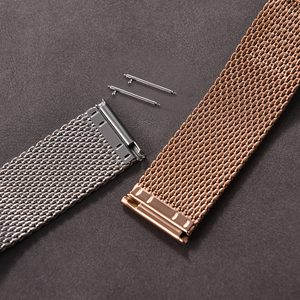 JUELONG Premium correa de reloj de malla de acero inoxidable 18/20/22mm correa de Metal de malla delgada de liberación rápida - Product Image 4