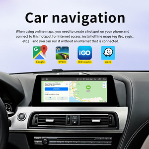 LELV Qualcomm 665 Autoradio Android con Carplay, Lettore Multimediale per BMW Serie 6 F06 F12 F13 Cic Nbt, Unità di Navigazione GPS - Product Image 3