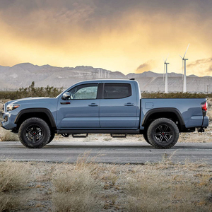 Marchepieds latéraux robustes en acier noir mat pour 4Runner Tacoma <span class=keywords><strong>Silverado</strong></span> RAM 1500 Accessoires pour camionnettes - Product Image 5