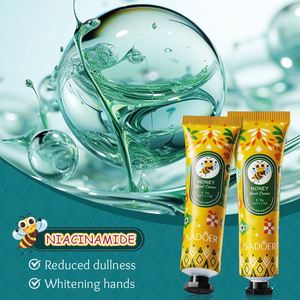 Nouvelle Crème Mains Hydratante et Éclaircissante Anti-âge au Miel, Avocat et Camomille, Format Mini, Idéale <span class=keywords><strong>pour</strong></span> Cadeau de Noël (Marque Blanche) - Product Image 3