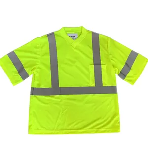 Оптовая продажа, дешевая Рабочая одежда с длинным рукавом, светоотражающие безопасные футболки