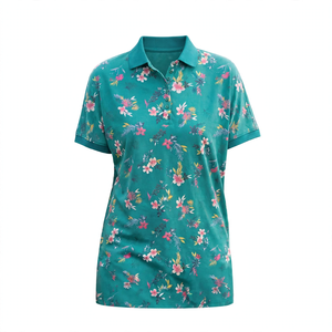 Camisetas Polo de Primera Calidad para Mujer, Estampadas, Tejidas, 100% Algodón, Casuales, de Manga Corta, con Cuello Camisero, Diseño Personalizable - Product Image 5