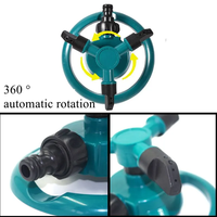 360 °   Arroseur de jardin rotatif en plastique ABS à 3 bras pour l'irrigation des pelouses et des pépinières – Vente en gros
