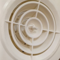 Conduit de ventilation mural de conception moderne, sortie d'air extérieure pour système de climatisation, grille d'aération ronde pour système CVC, vanne à disque réglable, capot circulaire