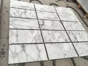 SHIHUI Natural Stone Villa Project Polished Glazed Bella White Floor Tiles Marble Wall Tiles