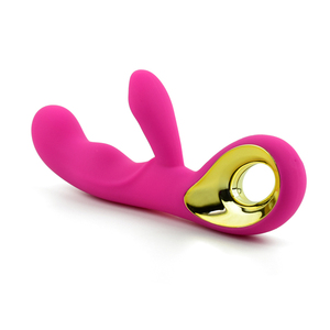 Venta caliente recargable punto G conejo vibrador varita masajeador para mujeres - Product Image 2
