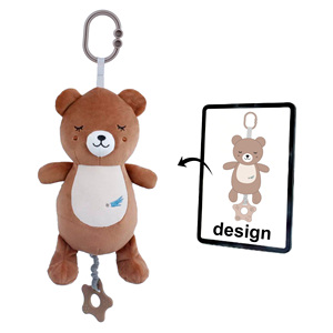 Juguete de peluche educativo y relajante para bebés, con melodía de piano de ocho tonos, para colgar en la cuna o el cochecito. - Product Image 2