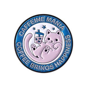 Pin de Solapa de Metal al por Mayor con Diseño de Café para Amantes del Café, en Existencia - Product Image 6