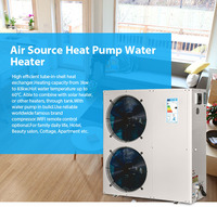 Système de chauffage solaire de l'eau, pompe à chaleur autonome pour l'eau chaude, pour appartement, hôtel et usage extérieur, alimenté par énergie solaire/électrique