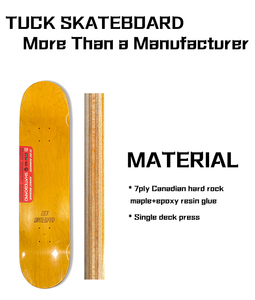 Tuck Skateboard Full Size Multiple Graphics 7ply Maple Skate Decks Shop pour skateboards - Product Image 2
